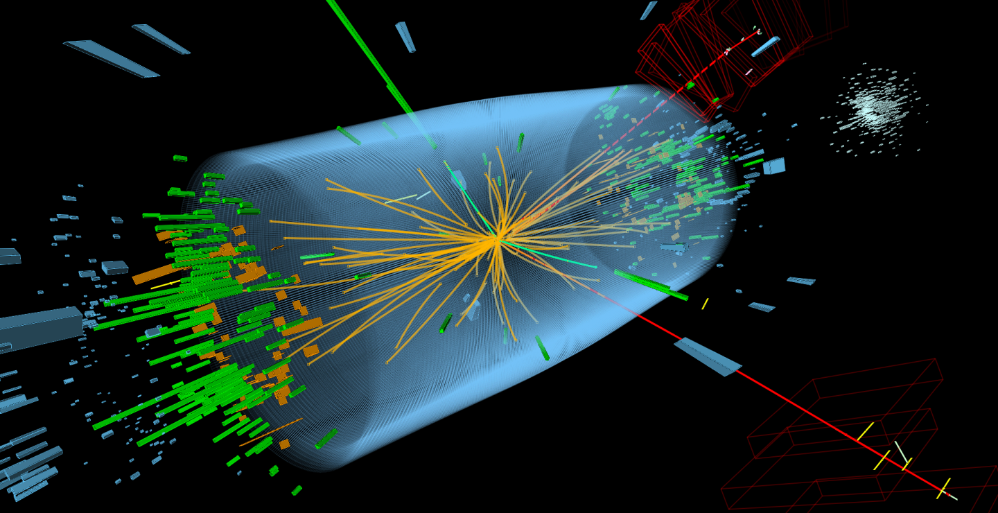 High energy physics particle reconstruction