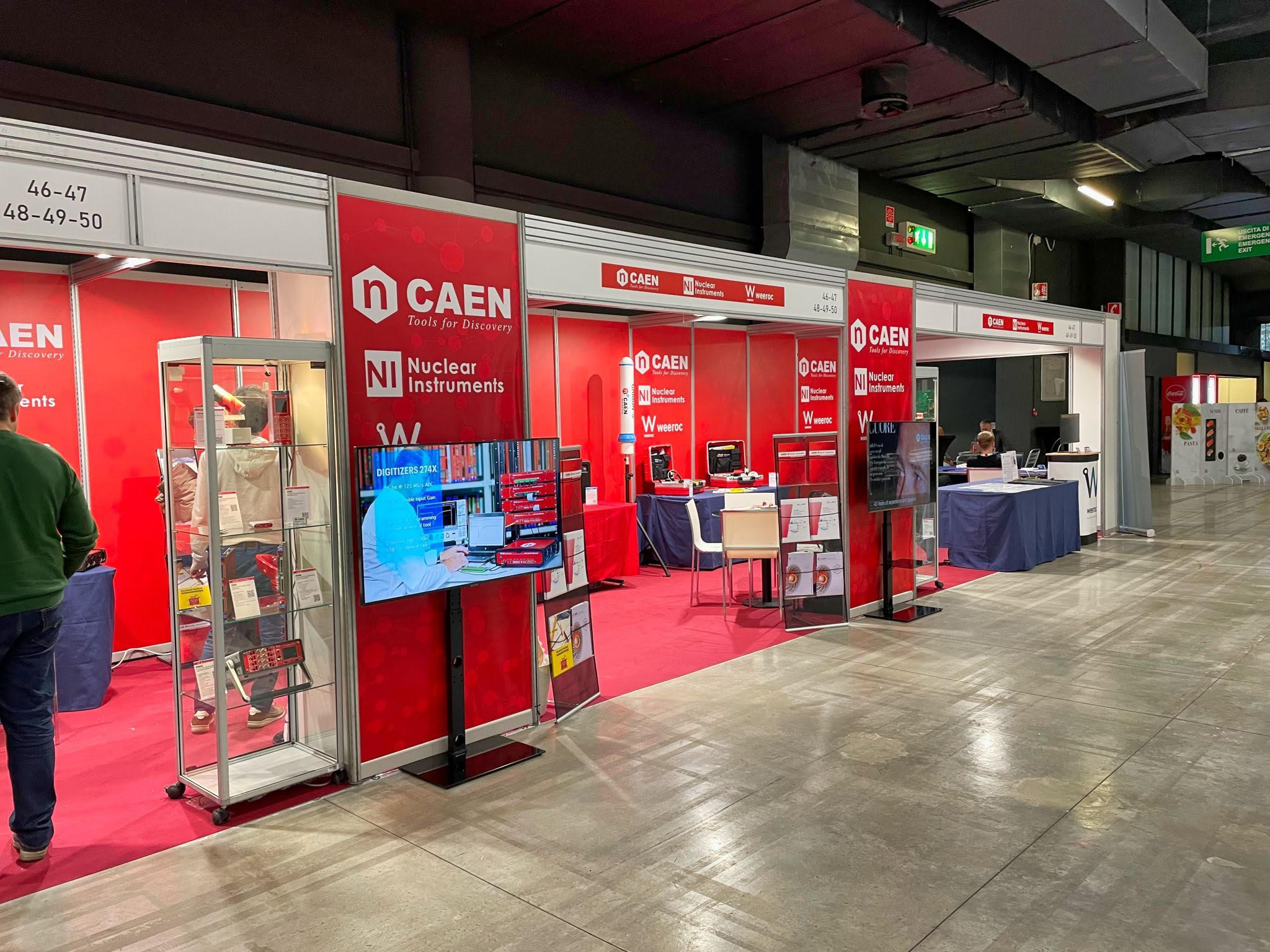 Caen and Nuclear Instruments Booth in Milan, IEEE NSS/MIC 2022